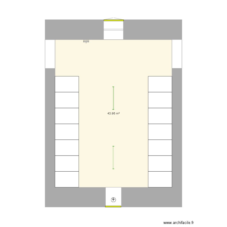 plan d aménagement salle 1. Plan de 0 pièce et 0 m2