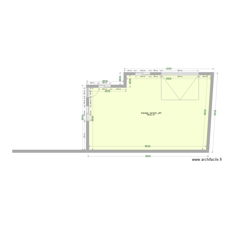 PlanGarage2. Plan de 0 pièce et 0 m2