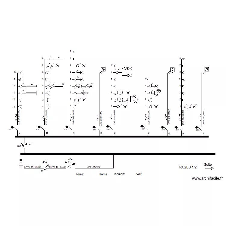 UNIFILAIRE YASMINE. Plan de UNIFILAIRE YASMINE. Plan de
