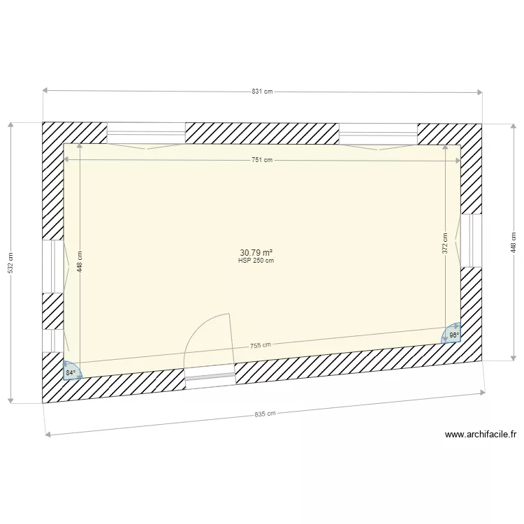 La Coste GP Etage 1. Plan de 