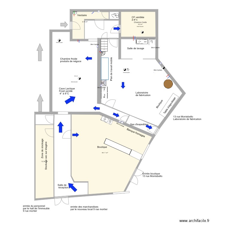 Laiterie tandoori 2. Plan de 0 pièce et 0 m2