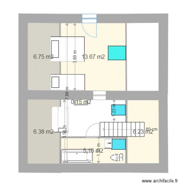 combles 29 septembre. Plan de 0 pièce et 0 m2