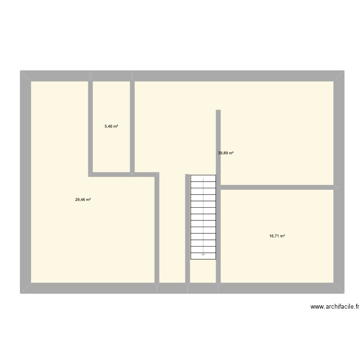 ecaussinnes 2. Plan de 4 pièces et 92 m2