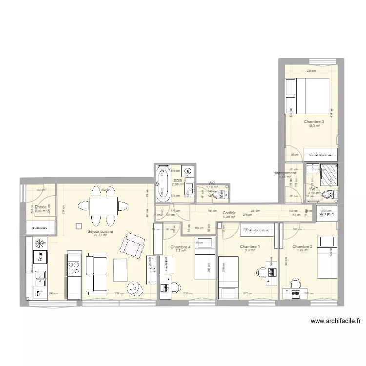 02 Boulogne plan projet 4 bis. Plan de 