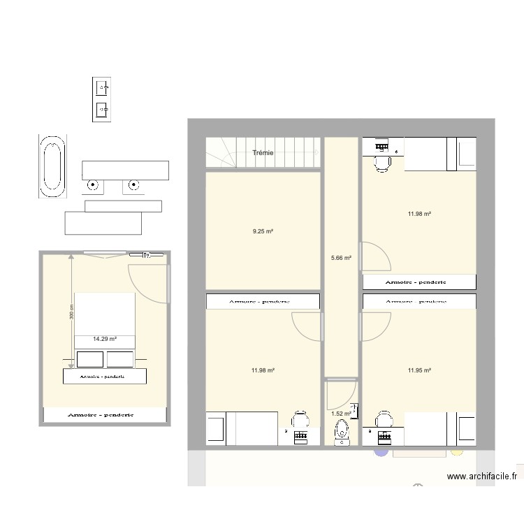 TEST PLAN MAISON BIO. Plan de 0 pièce et 0 m2