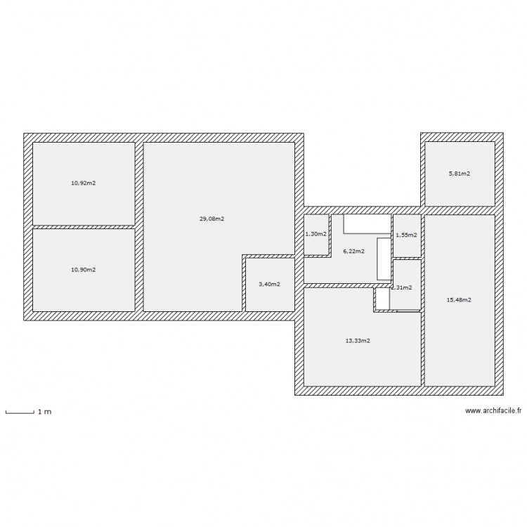 Plan. Plan de 0 pièce et 0 m2