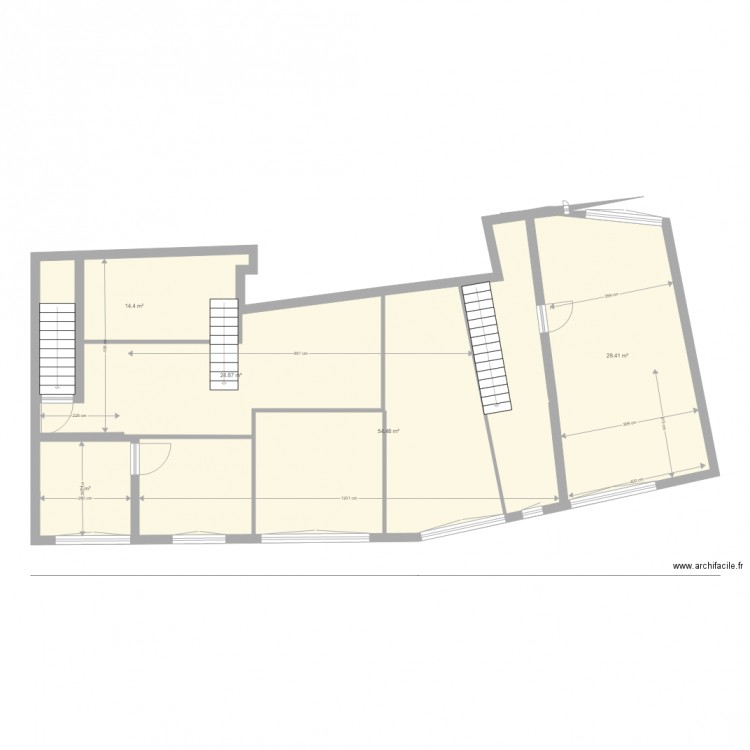 PAULHAGUET 2e étage. Plan de 0 pièce et 0 m2