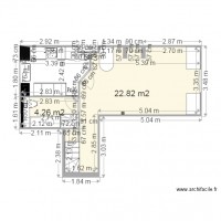 PLAN 2D existant Appartement FOURMENT