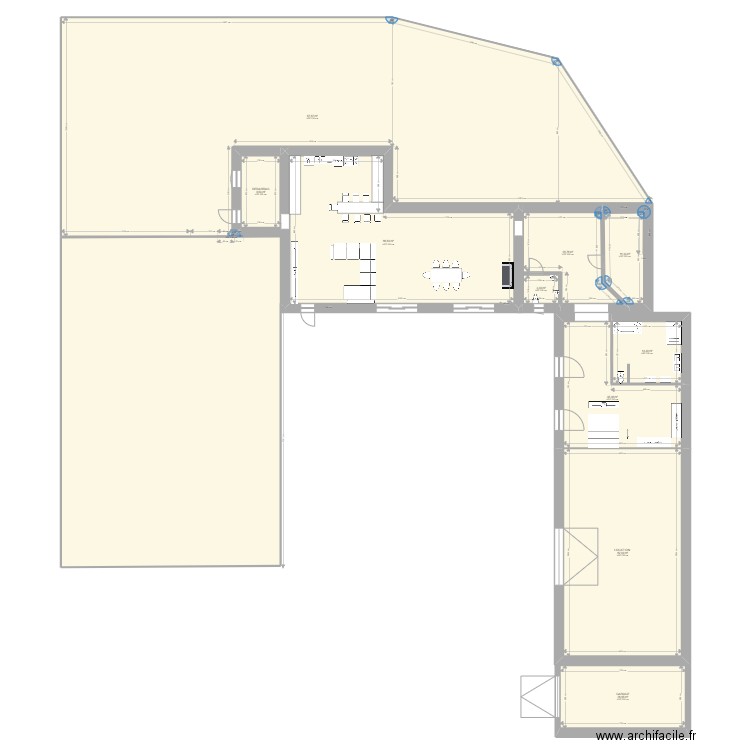 plan future . Plan de 11 pièces et 601 m2