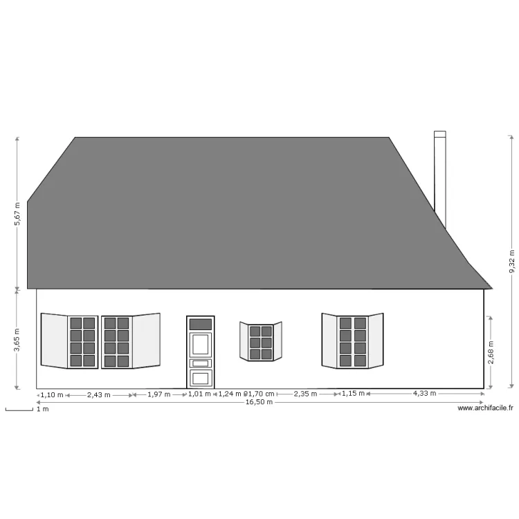 Projet Facade Ouest . Plan de Projet Facade Ouest . Plan de