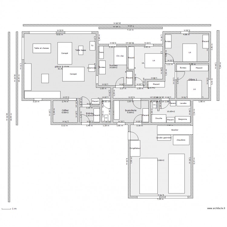 plain pieds 3. Plan de 0 pièce et 0 m2