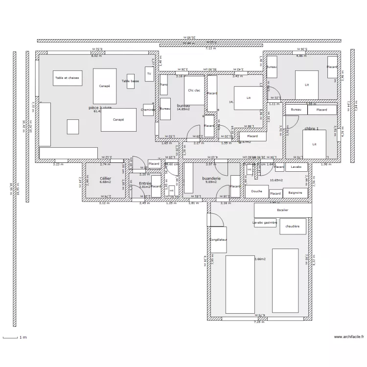 plain pieds 3. Plan de 