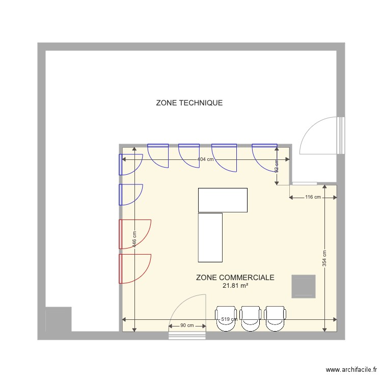 SQ FLANDRE V3. Plan de 8 pièces et 94 m2