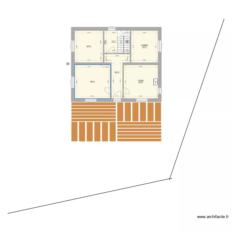 Croix Leyrat. Plan de 