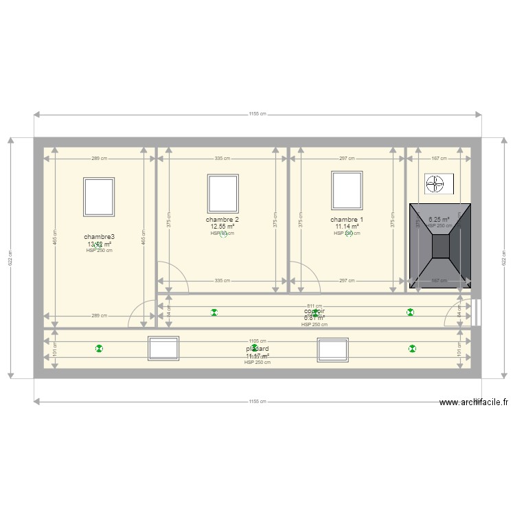 RABOT. Plan de 0 pièce et 0 m2