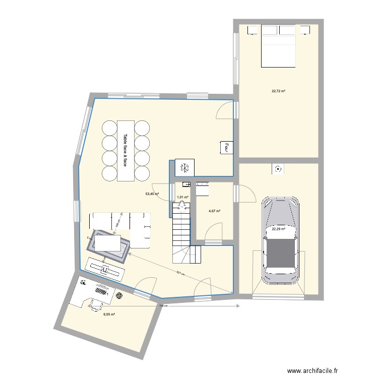Maison N2. Plan de 0 pièce et 0 m2