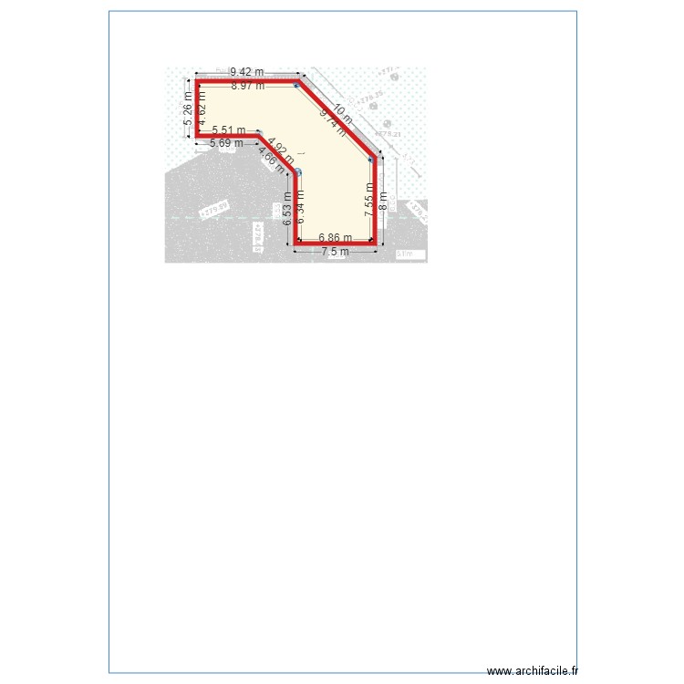 plan avec photo 1. Plan de 0 pièce et 0 m2