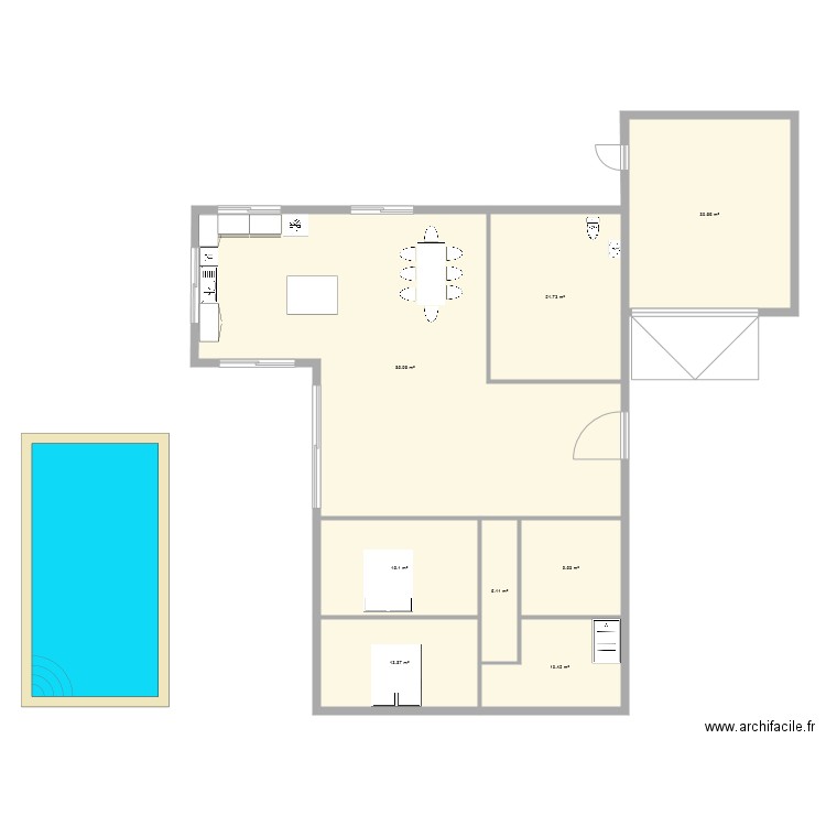 maison V3. Plan de 0 pièce et 0 m2