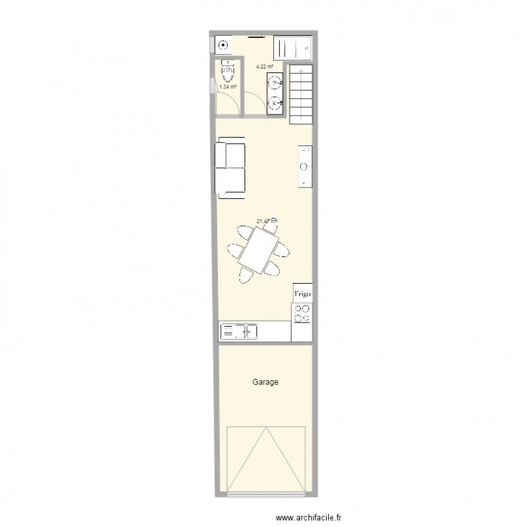 lot 3 avec garage. Plan de 0 pièce et 0 m2