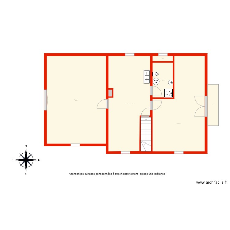 BI 3914 étage non côté. Plan de 0 pièce et 0 m2