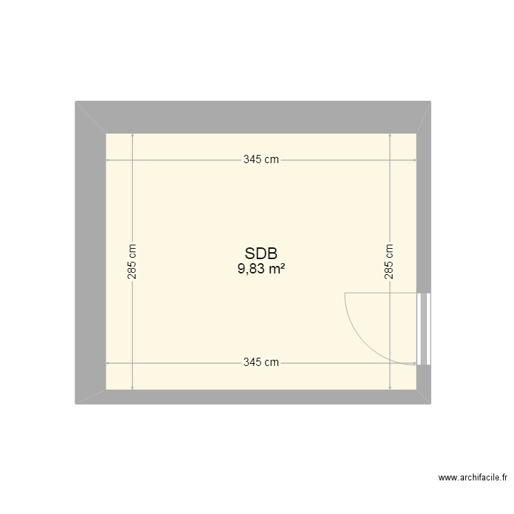 SDB2. Plan de 0 pièce et 0 m2