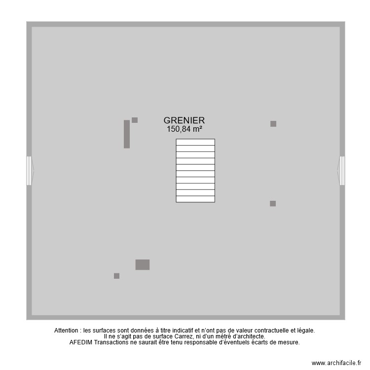 BI 6377 GRENIER. Plan de 0 pièce et 0 m2