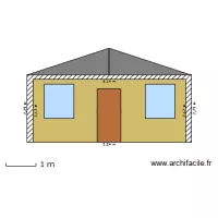 FACE AVANT ABRI DE JARDIN