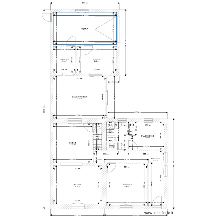 TRICOT RDC. Plan de 0 pièce et 0 m2