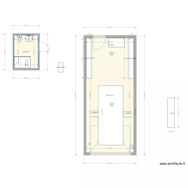 Garage. Plan de Garage. Plan de