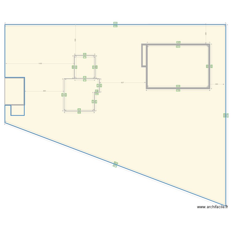 implantation 13 METRES. Plan de 0 pièce et 0 m2