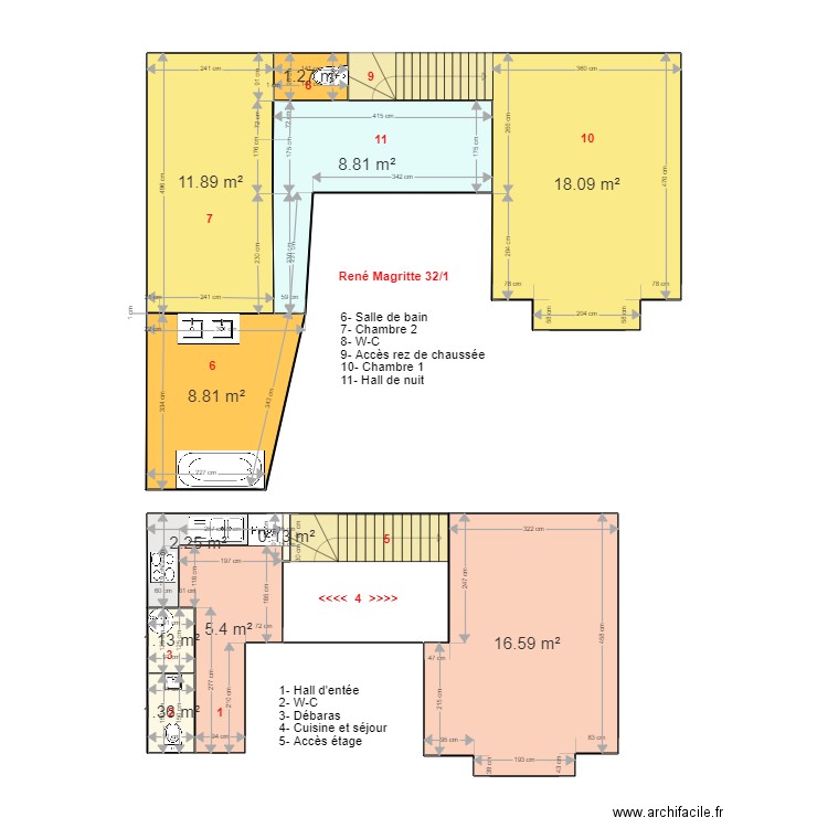 Margueritte. Plan de 0 pièce et 0 m2