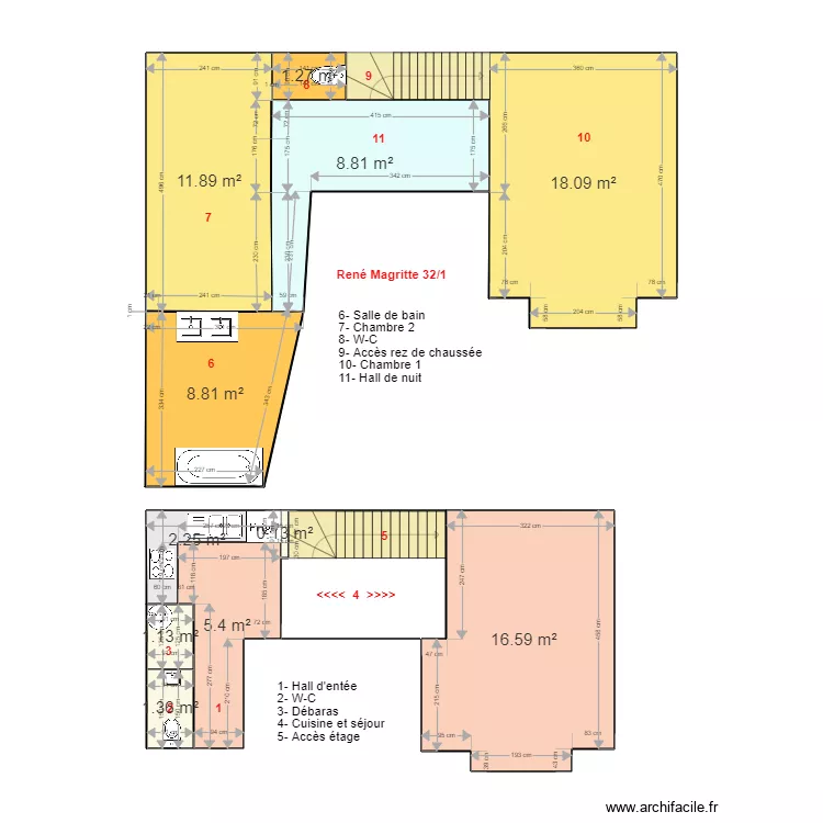 Margueritte. Plan de 