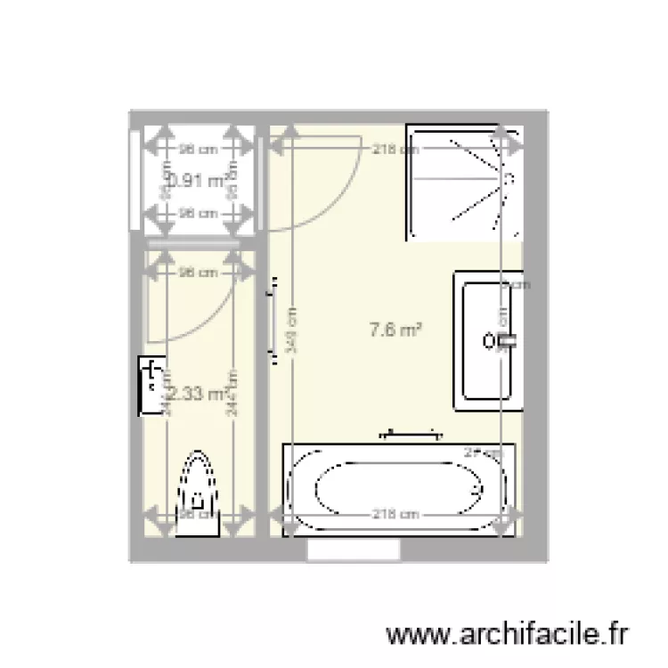 salle de bain1. Plan de salle de bain1. Plan de