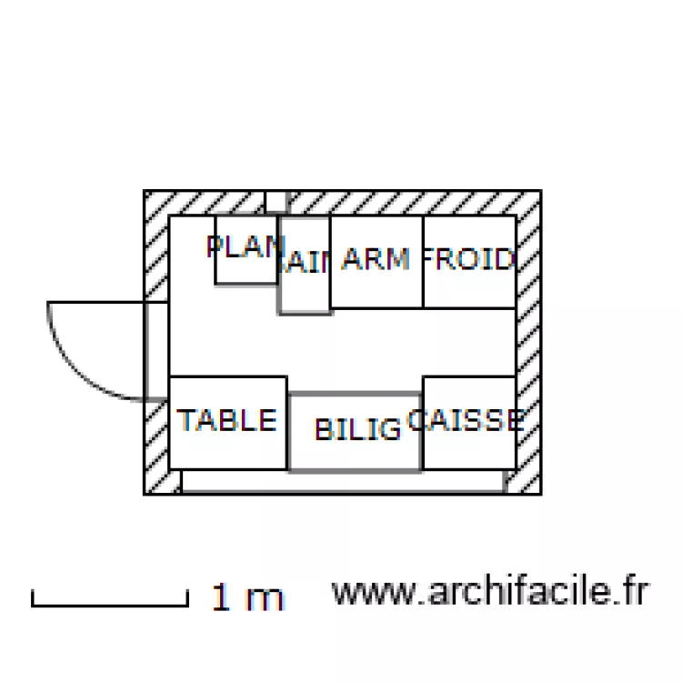 trailer. Plan de 