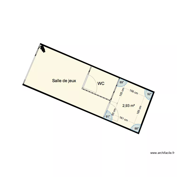 Le Lux Salle de jeux. Plan de Le Lux Salle de jeux. Plan de