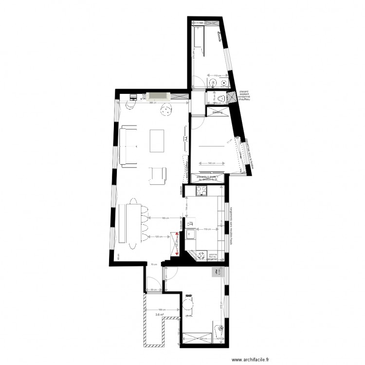 plan 3 froissart E et A. Plan de 0 pièce et 0 m2