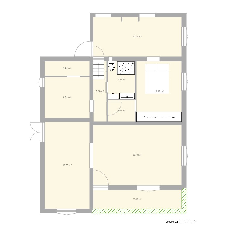 Maison Alex et Emilie. Plan de 0 pièce et 0 m2