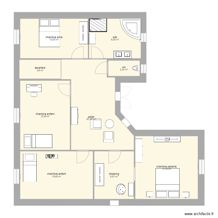 maison future2. Plan de 0 pièce et 0 m2