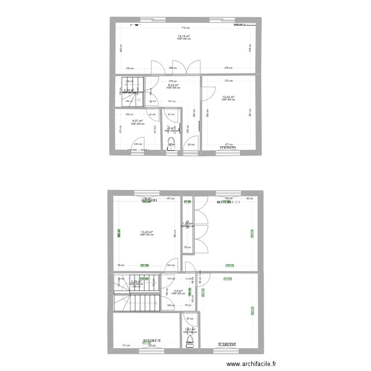 garnon. Plan de 0 pièce et 0 m2