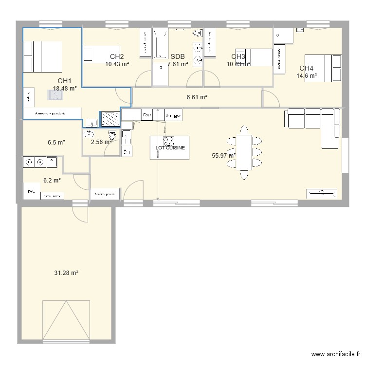 maison epilobes 3. Plan de 0 pièce et 0 m2