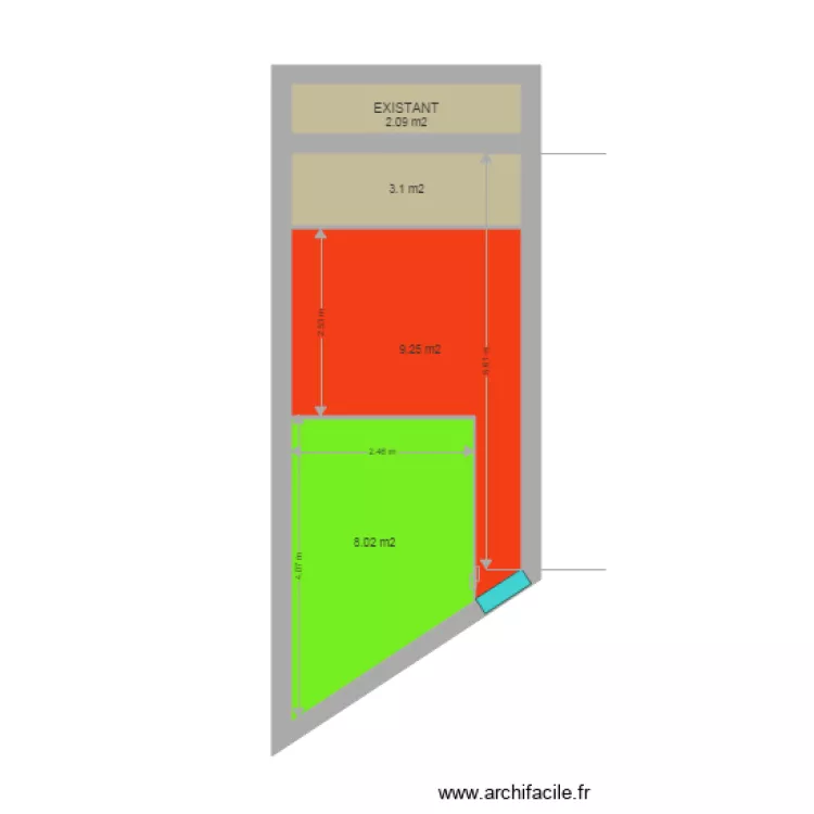 CHAILLY PROJET DIVISION LOT AR 2. Plan de 