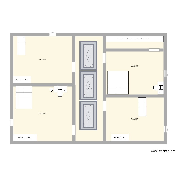 etage 2. Plan de 0 pièce et 0 m2