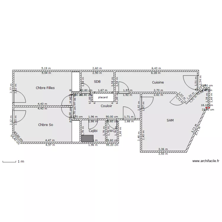 VFbis-7VillaEdouardVaillant. Plan de VFbis-7VillaEdouardVaillant. Plan de