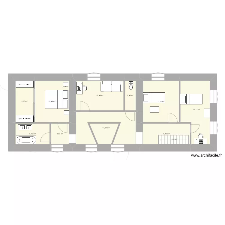 Plan Chevanceaux 2. Plan de 