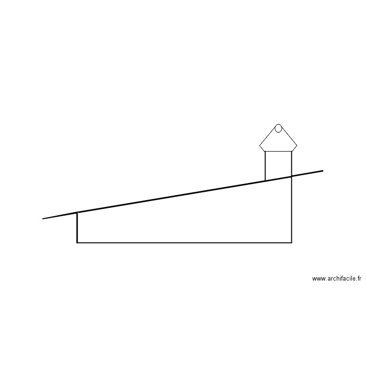 plan face Sud. Plan de 0 pièce et 0 m2