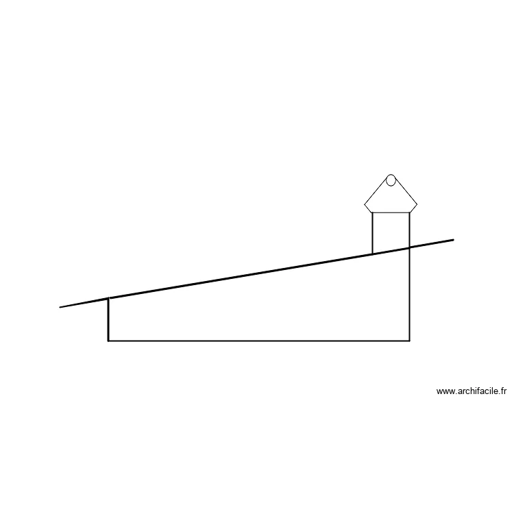 plan face Sud. Plan de plan face Sud. Plan de