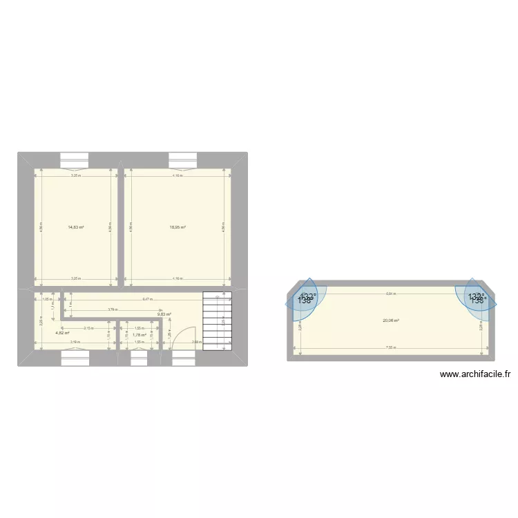 BEHAGE . Plan de 