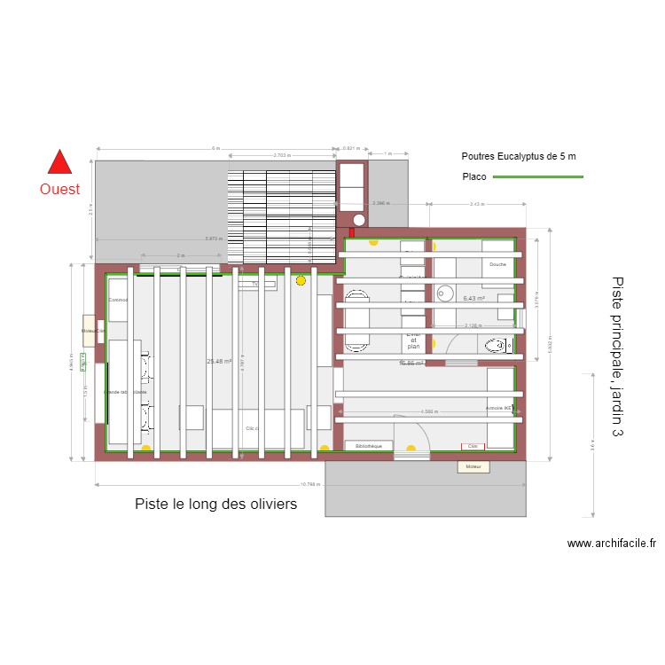 Maison leuhs retour cuisine 5. Plan de 0 pièce et 0 m2