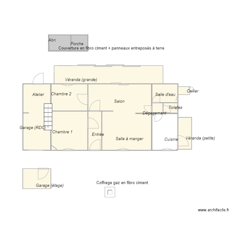 Croquis DUPIOT. Plan de 0 pièce et 0 m2