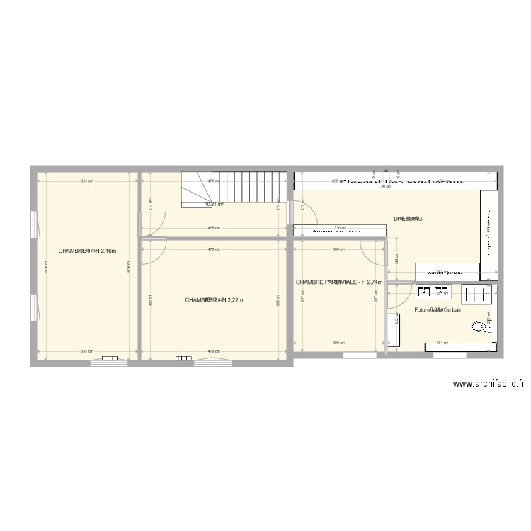 Maison étage. Plan de 0 pièce et 0 m2